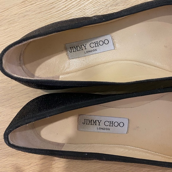 Black Jimmy Choo Flats size 39.5 - Picture 5 of 7